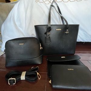 Elim & Paul 4 Piece Handbag Set